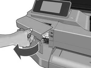 Замена печатающий головки плоттера T520
